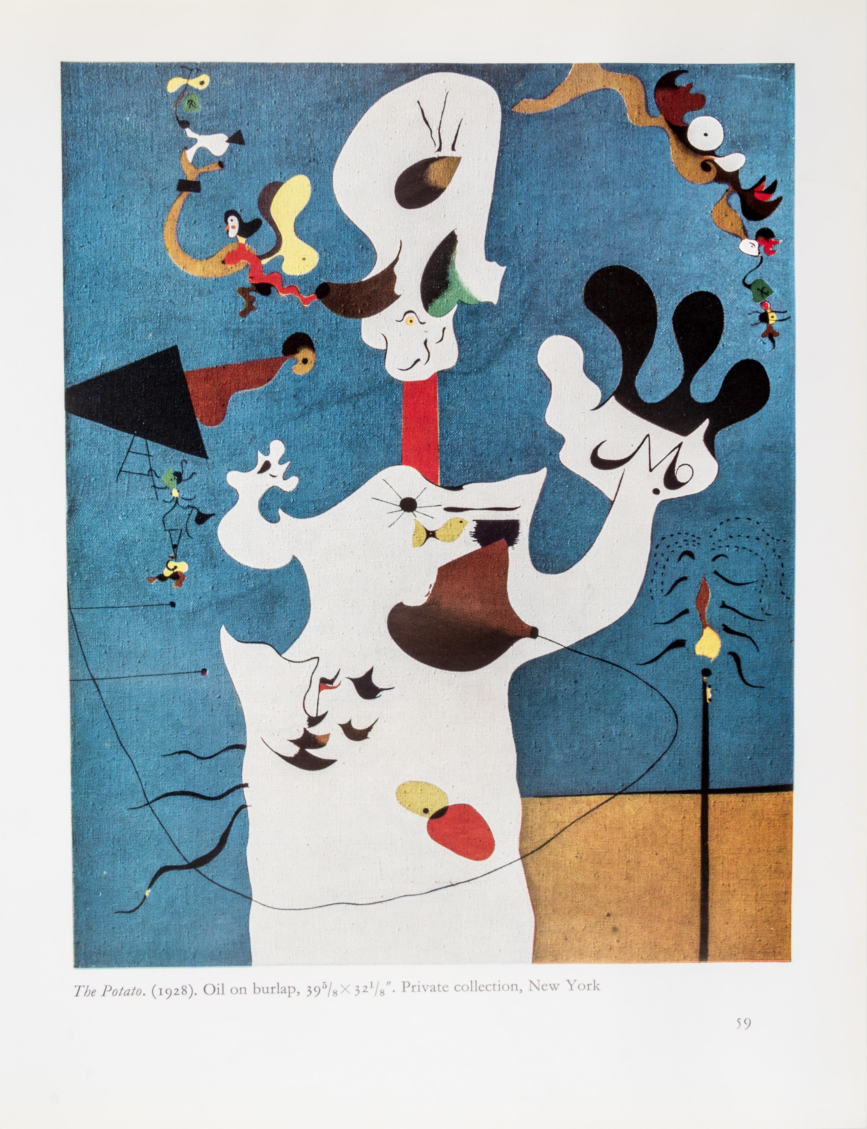(MIRO, JOAN) SOBY, JAMES THRALL. Joan Miro. New York, 1959. Signed.
