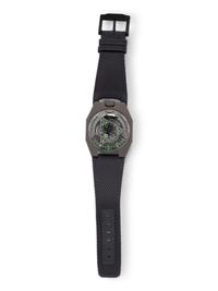 URWERK, REF. UR-100 TITANIUM 'GUNMETAL' WATCH