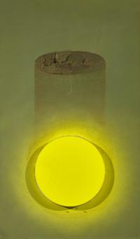 Green Abstract with Sculptural Elements, 1977