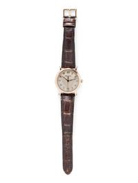 PATEK PHILIPPE, REF. 5053 18K YELLOW GOLD 'CALATRAVA' DATE WATCH WITH OFFICER'S CASEBACK