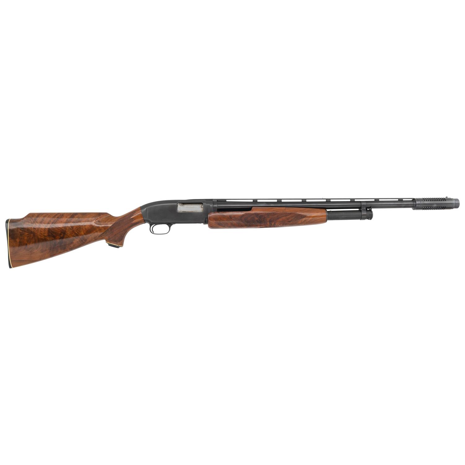 **Winchester Model 12 Shotgun with Aftermarket Simmons Rib and Upgraded Wood