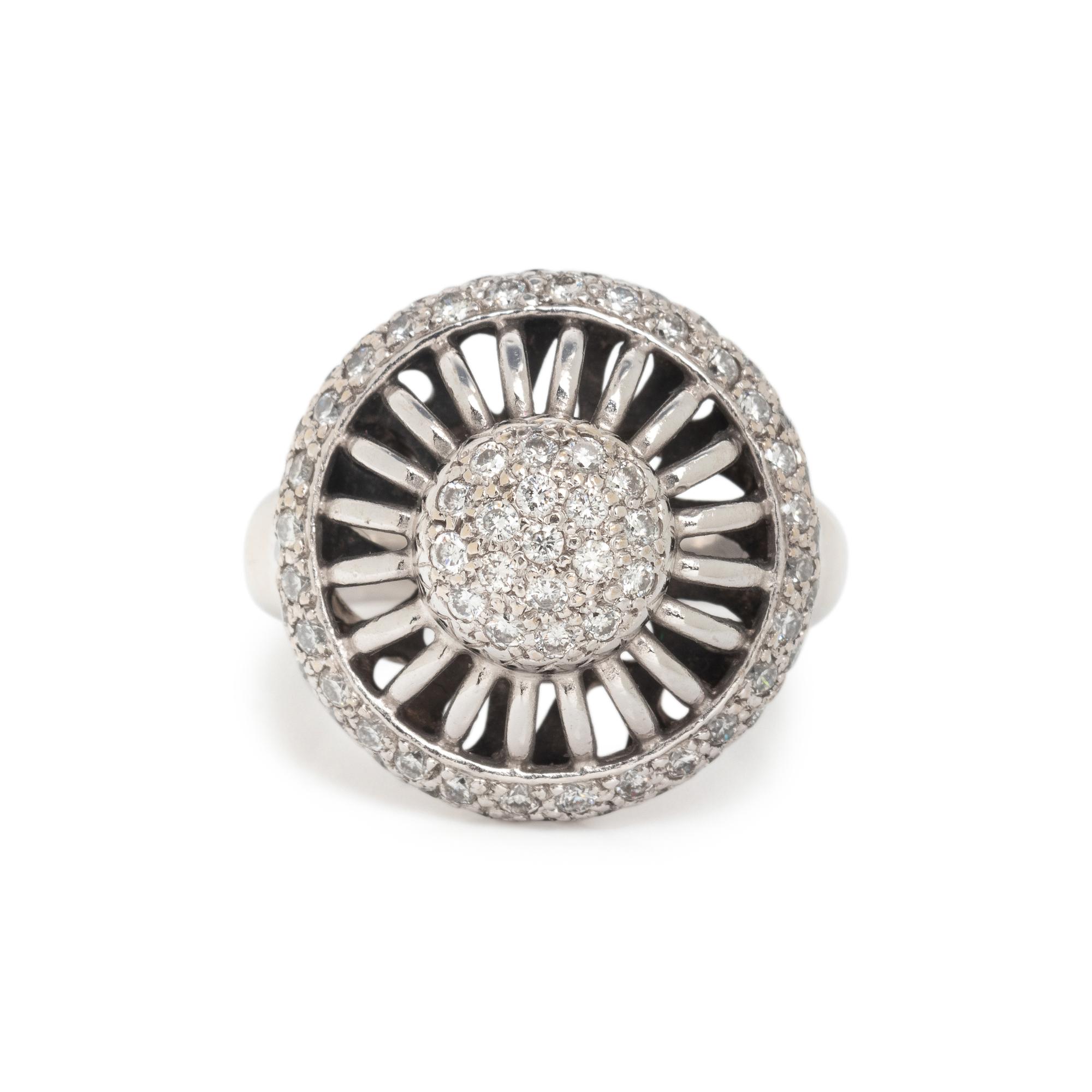 WHITE GOLD AND DIAMOND RING