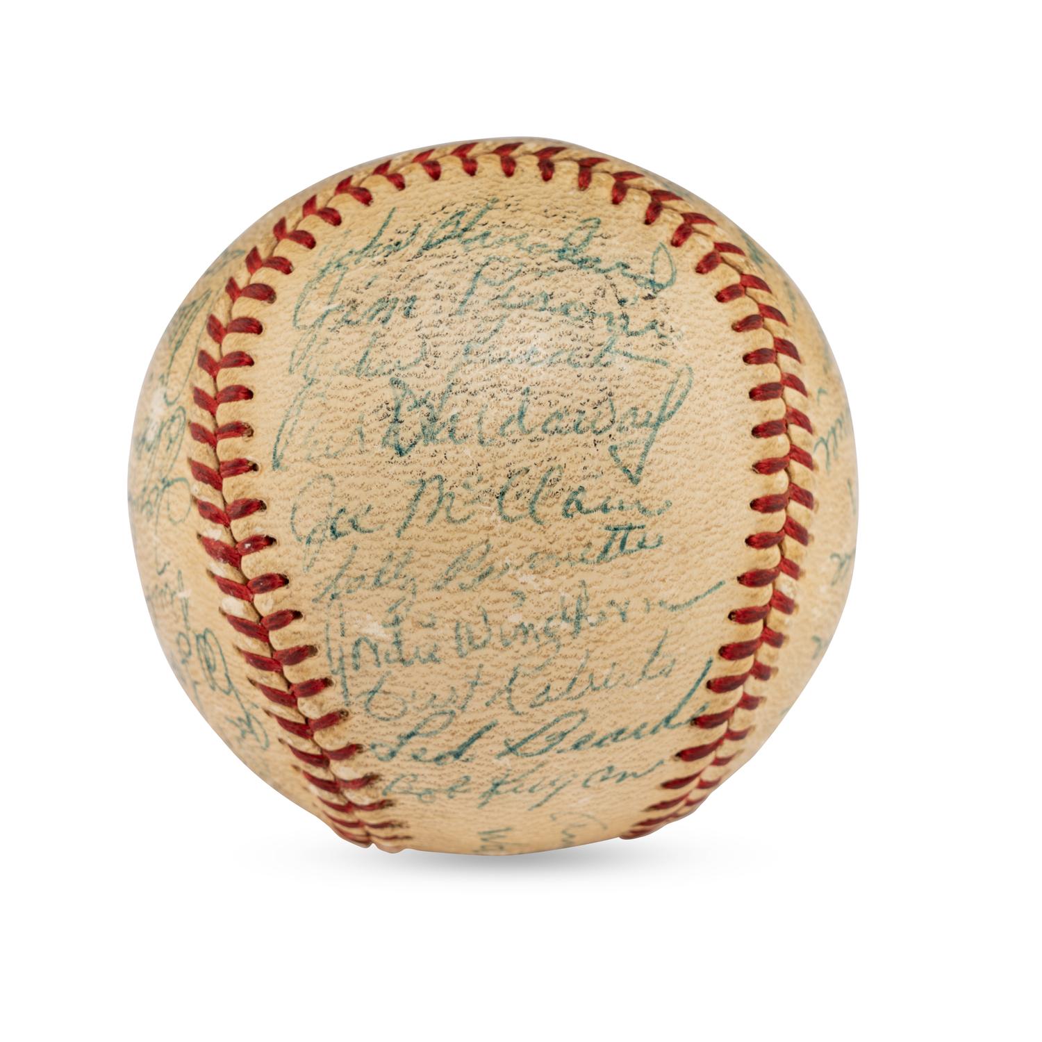 A 1958 Indianapolis Indians / Denver Bears Multi Signed Baseball