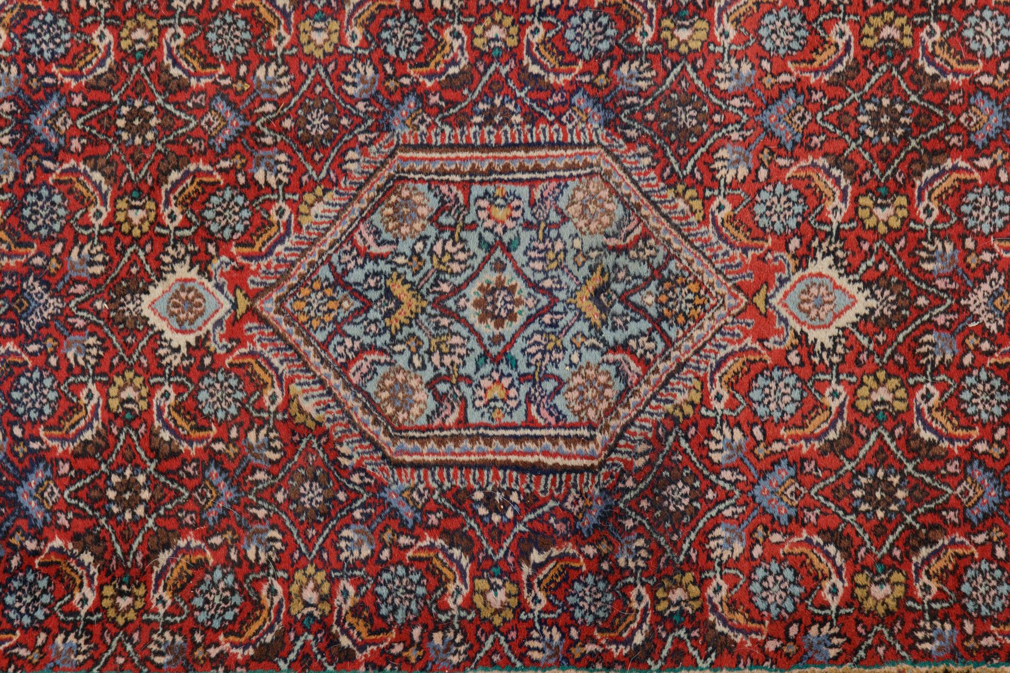 A Malayer Wool Runner and a Similar Mat