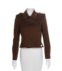 Valentino Brown with White Polka Dot Jacket, 1980-90s