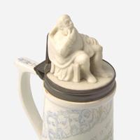 A Wedgwood Richard Redgrave (1804-1888) Designed Shaving Pot UK, circa 1850
