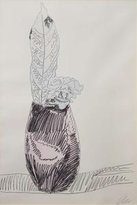 Andy Warhol (American, 1928-1987) - Flowers (Hand-Colored)