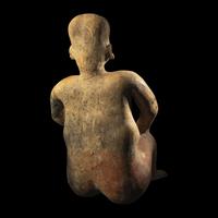 A Jalisco Terracotta Seated Male Figure