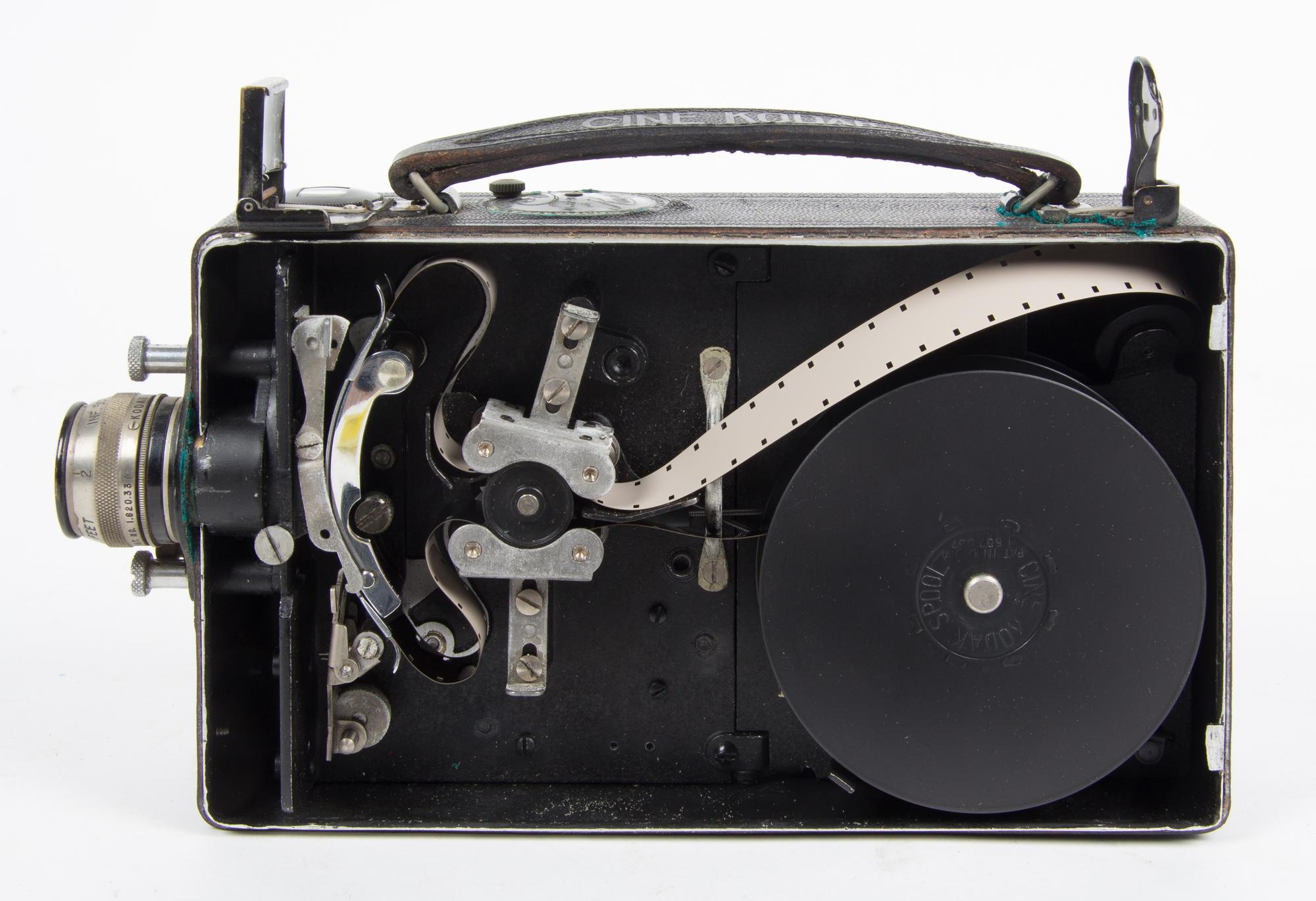 A Cine-Kodak Camera. Length 8 1/2 inches.