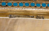 A Russian Silver-Gilt and Shaded Enamel Change Purse