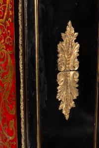 A Pair of Napoleon III Gilt Bronze Mounted Boulle Marquetry Pedestals