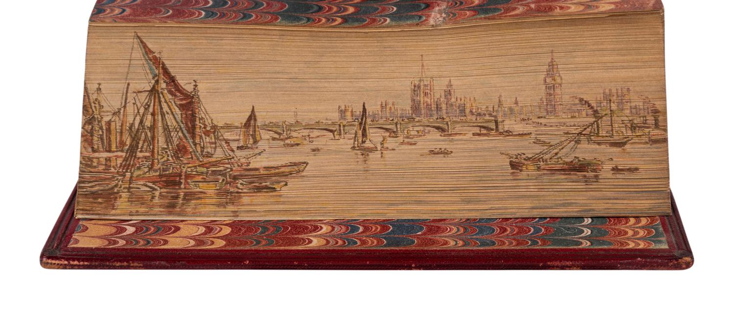 [BINDINGS -- FORE-EDGE PAINTINGS]. SOUTHEY, Robert (1774-1843). Poetical Works . London: Longman, Brown, Green, and Longmans, 1848-1853.