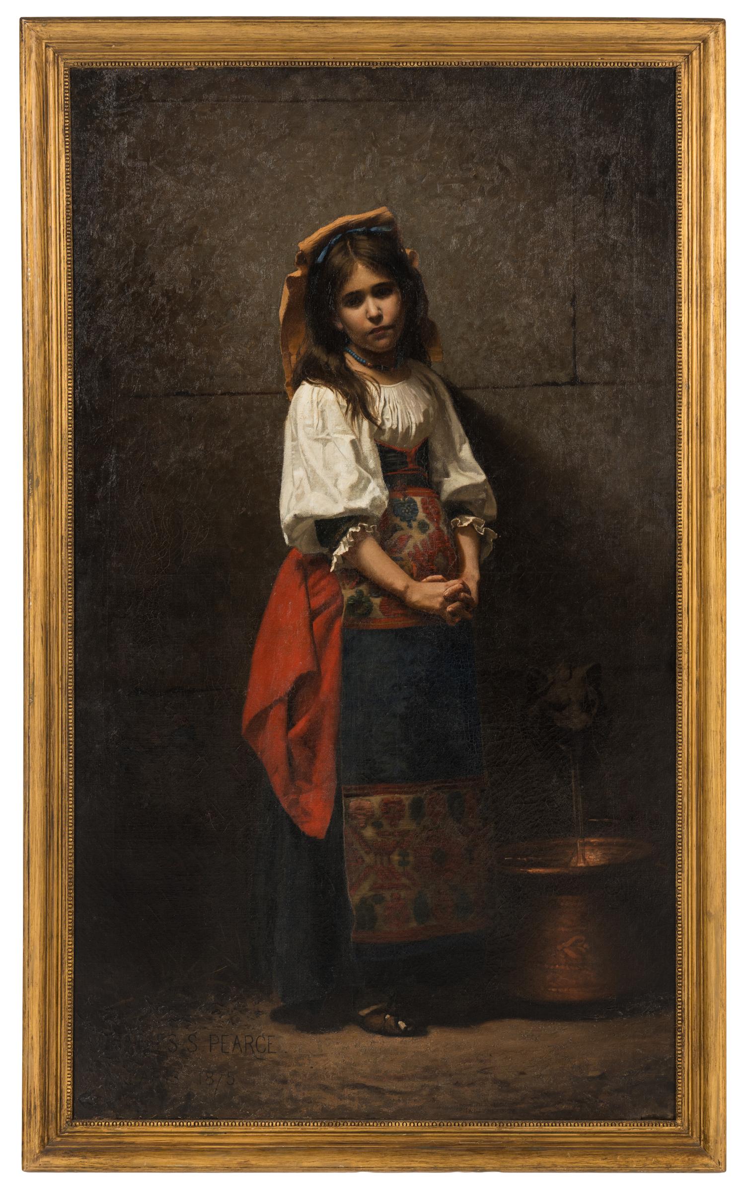 L'Italienne (At the Fountain) , 1875