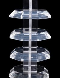 A Pair of Contemporary Acrylic Table Lamps