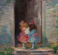 Children In Doorway