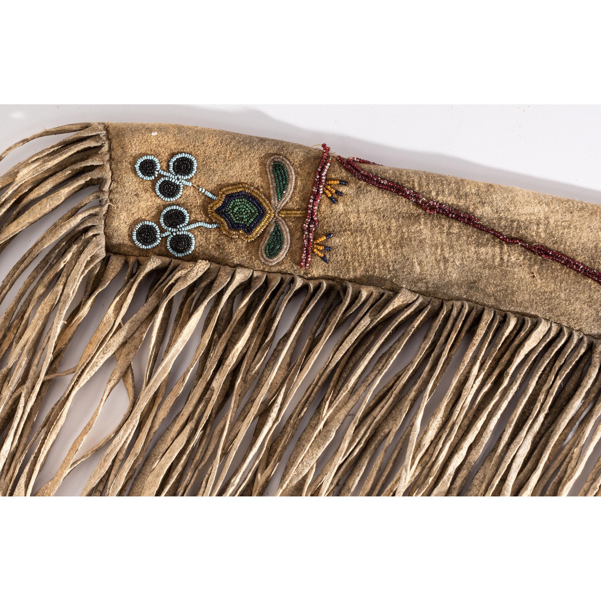 Northern Plains Beaded Hide Rifle Scabbard