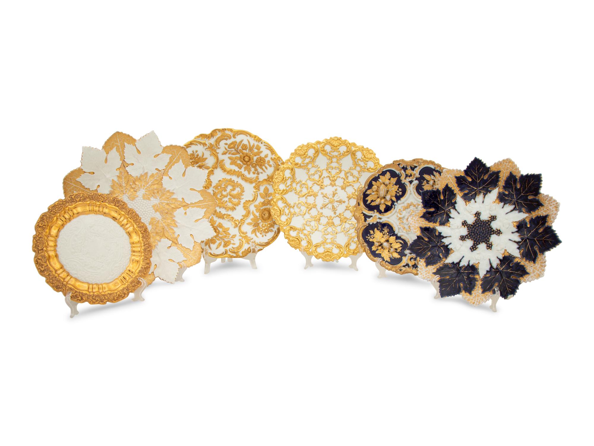 Six Meissen Porcelain Cabinet Plates — 19TH/20TH CENTURY