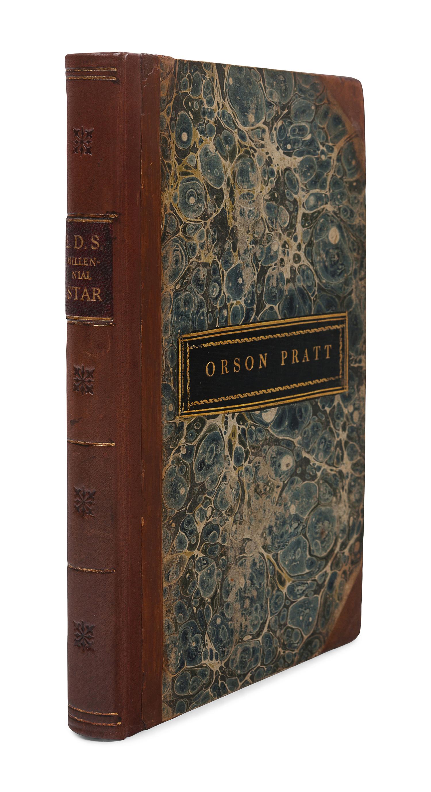 [MORMONISM]. [PRATT, Orson (1811-1881), his copy]. The Latter-Day Saints Millennial Star, Volume I . Manchester: W. Shackleton & Son, 1841.