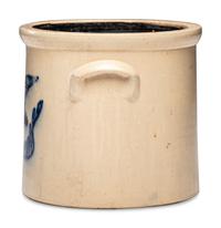 A White's Pottery Two-Gallon Stoneware Eagle Crock