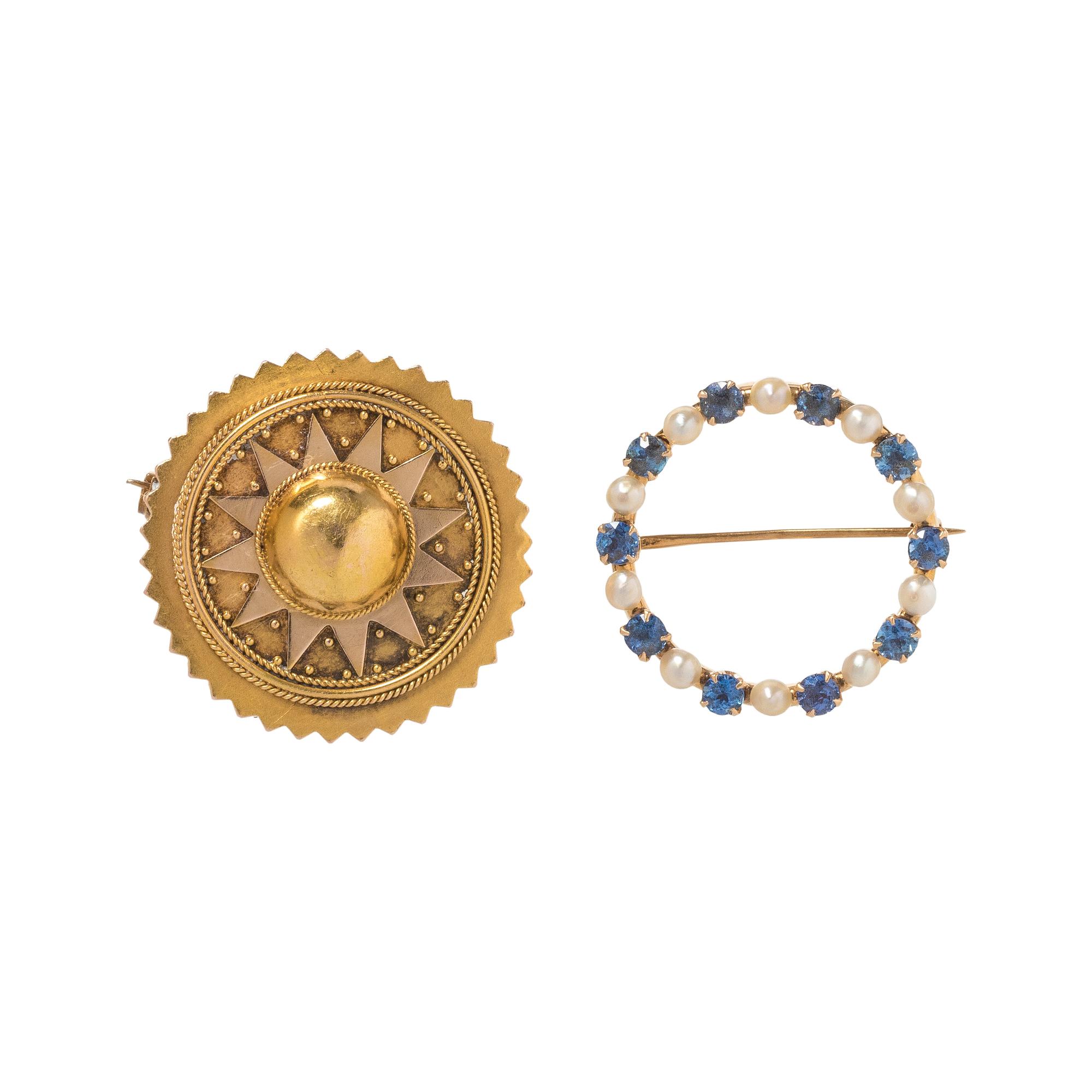 COLLECTION OF ANTIQUE BROOCHES