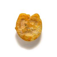 A Mesopotamian Yellow Jasper Stamp Seal with the Head of a Lion