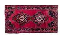 A Caucasian Wool Rug 7 feet 1 inch x 4 feet.
