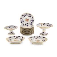 An English Porcelain Dessert Service