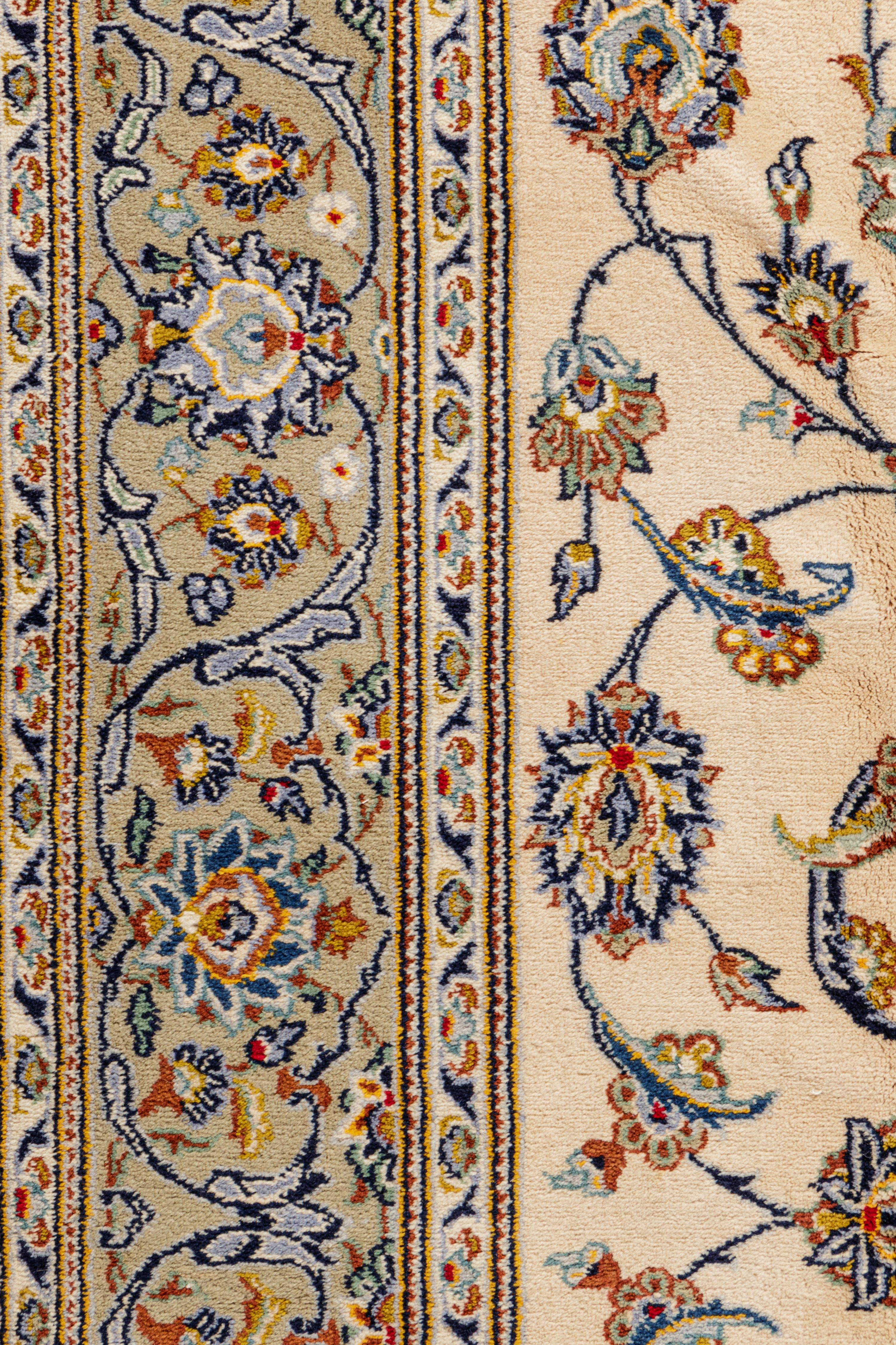A Kashan Wool Rug