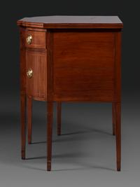 A Federal Inlaid and Figured Mahogany Sideboard