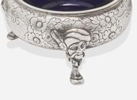 A set of four Victorian sterling silver salt cellars, John Evans II, London, 1845