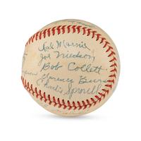 A 1946 Houston Buffaloes Team Signed Autograph Baseball
