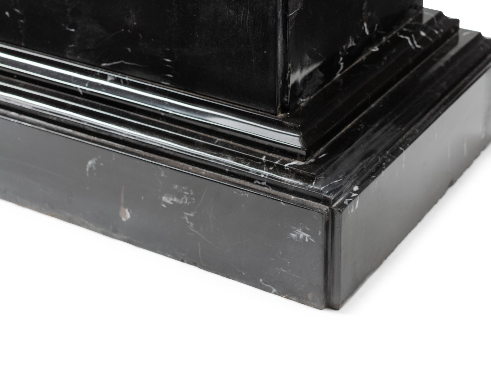 A Rectangular Marble Pedestal