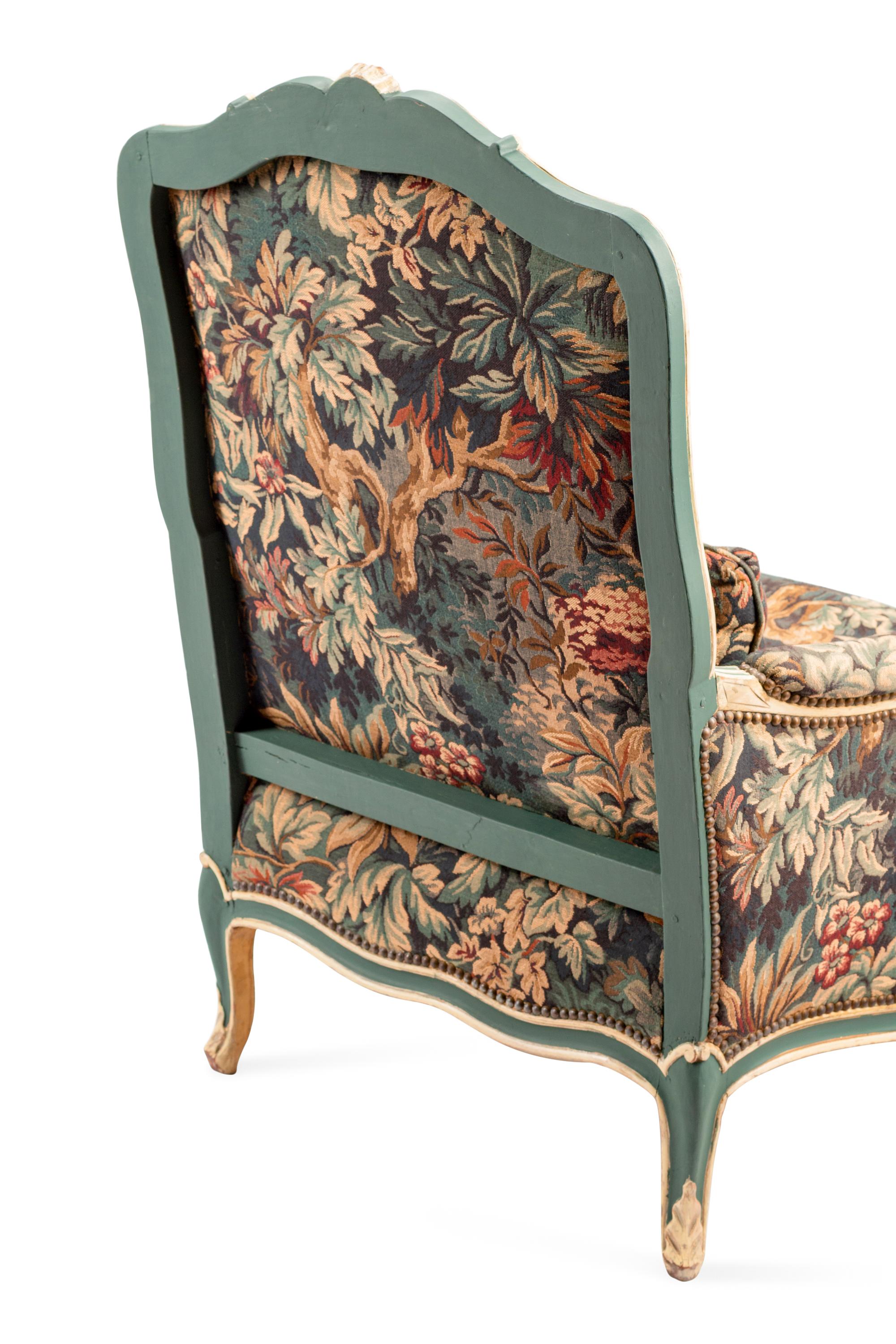 A Louis XV Painted Bergère