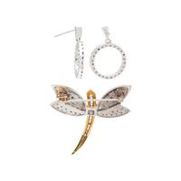 COLLECTION OF BICOLOR GOLD AND DIAMOND JEWELRY
