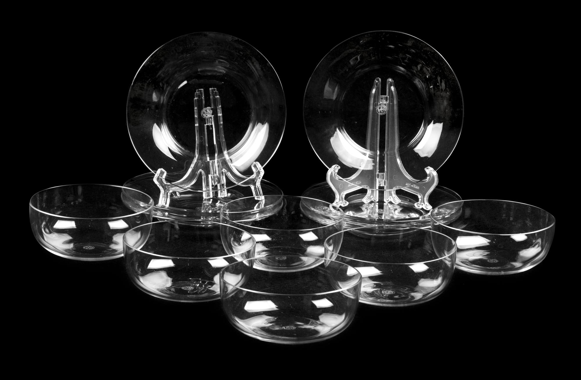 A Miscellaneous Group of Baccarat Glass Height of tallest 9 1/4 inches. — 20TH CENTURY