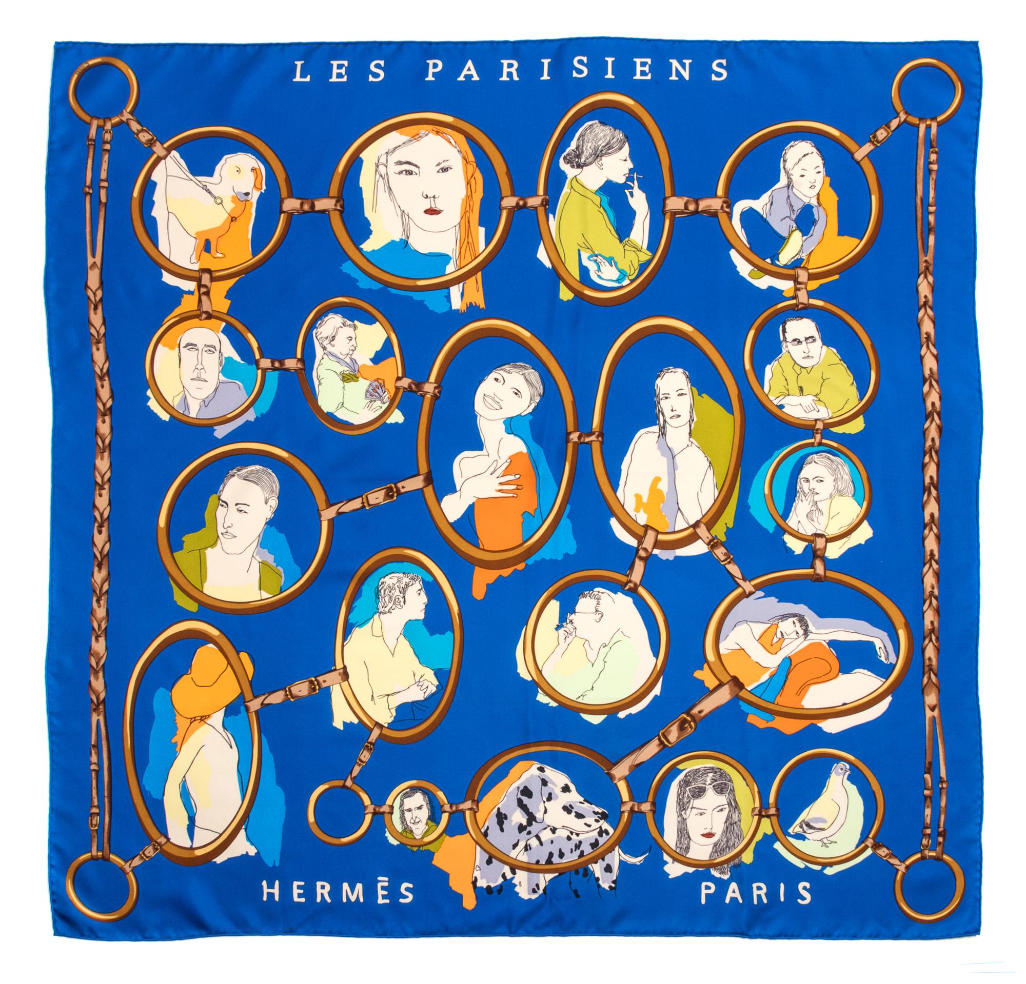 An Hermes 90cm Silk Scarf, 36"x36".