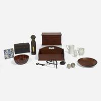 An assorted collection of fifteen household and decorative tablewares 18th / 19th century
