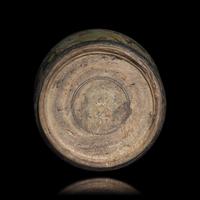 A Large Chinese Famille Noire Porcelain Yenyen Vase, Late 19th Century — 清晚期 素三彩大觀音瓶