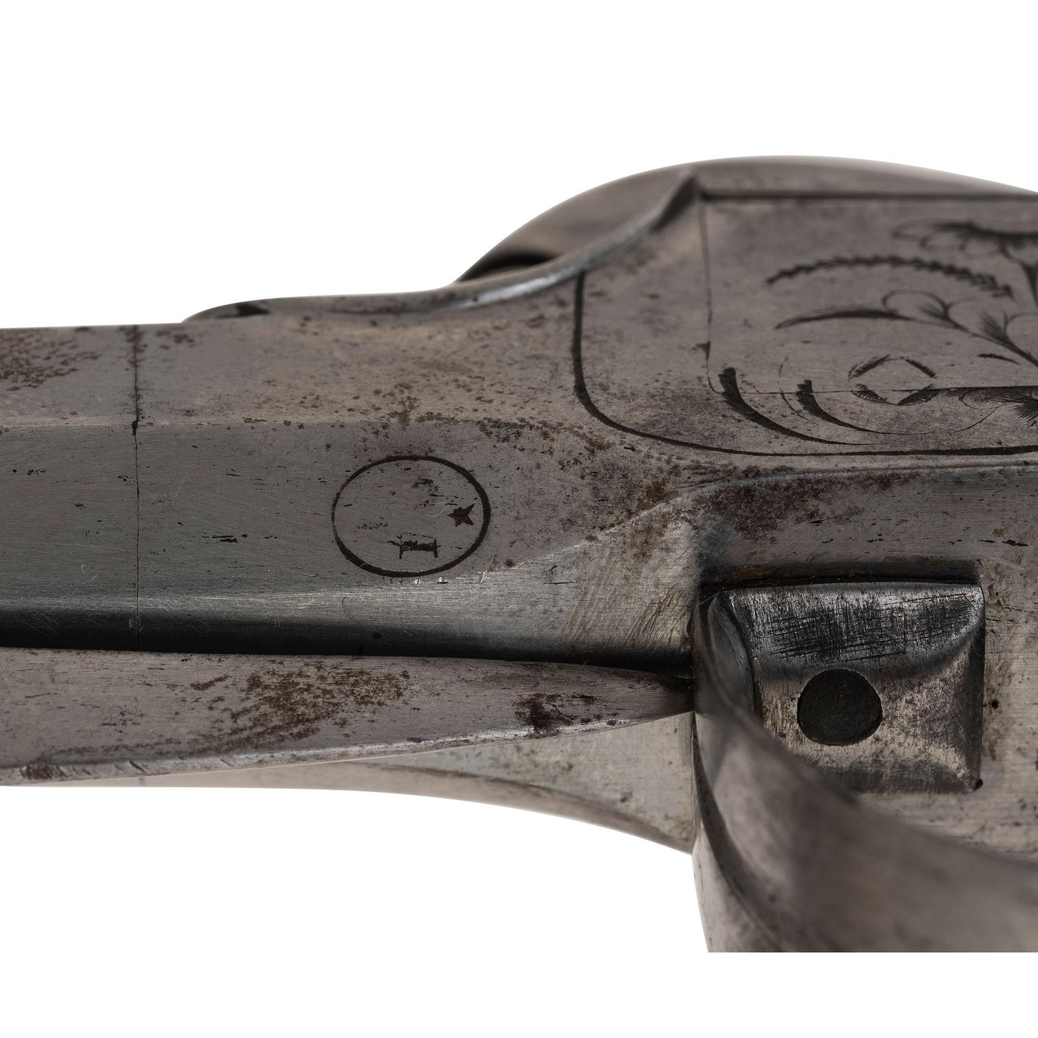 Pair of Belgian Snap Bayonet Pistols