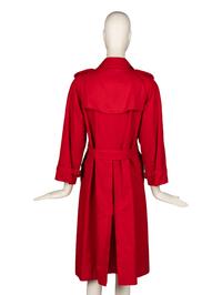 Burberry Red Raincoat
