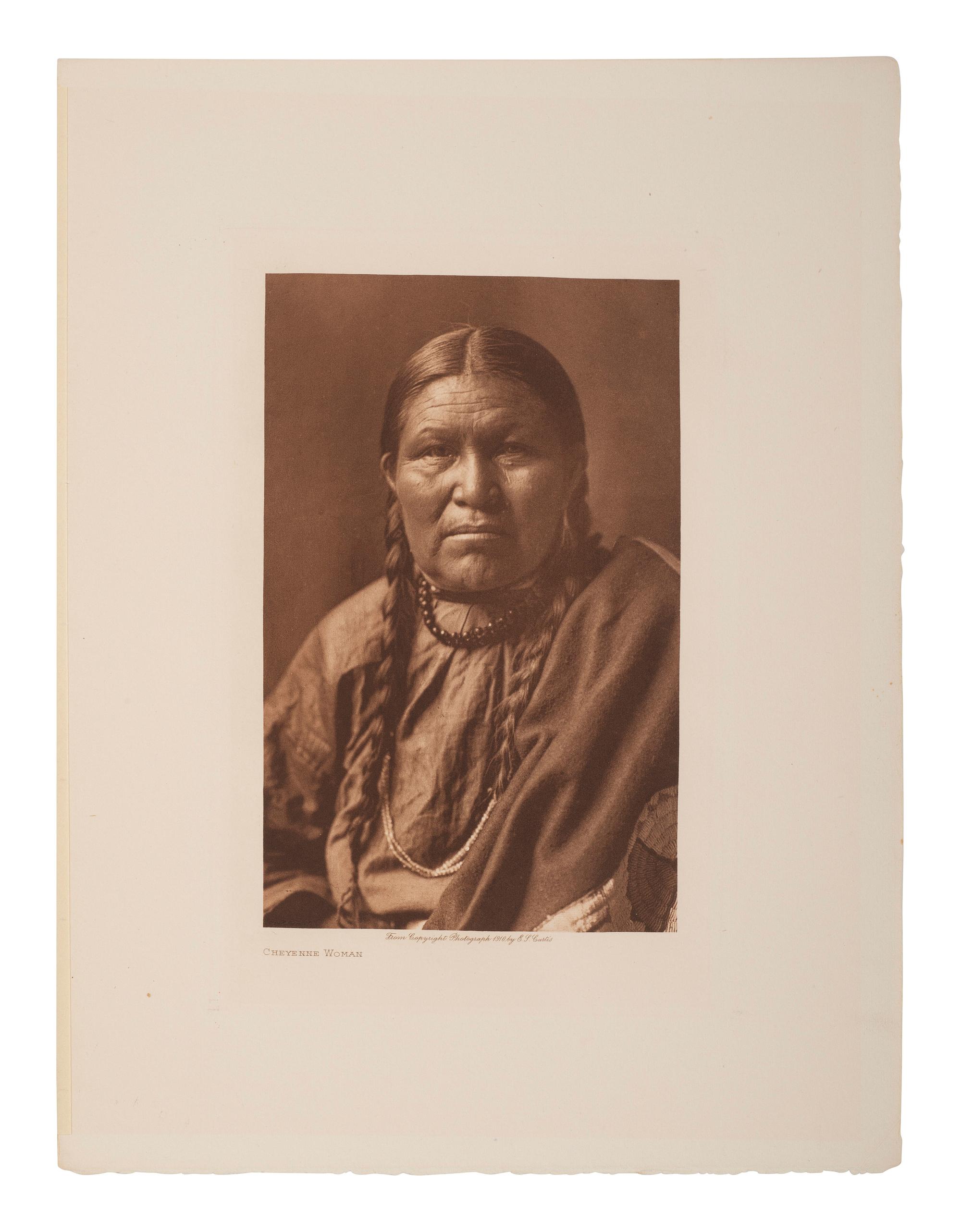 CURTIS, Edward (1868-1952).13 volume photogravures of Native American subjects, incl. Chief Joseph.