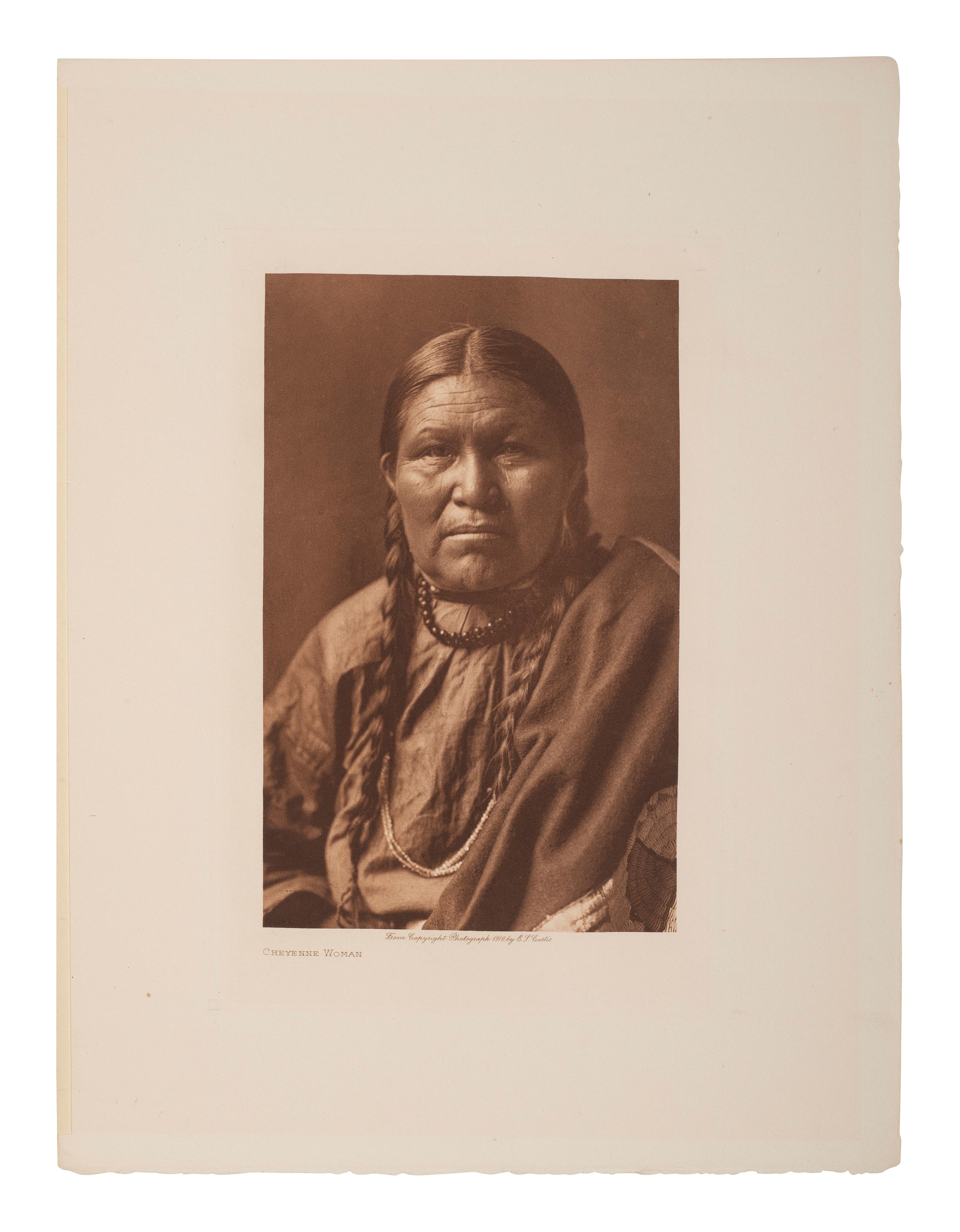 CURTIS, Edward (1868-1952).13 volume photogravures of Native American subjects, incl. Chief Joseph.
