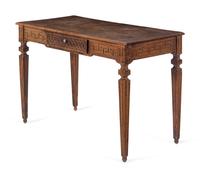 An Italian Carved Walnut Writing Desk