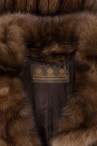 Birger Christensen Sable Fur Coat, 2000s
