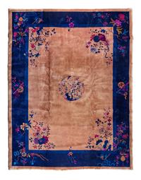 A Chinese Wool and Silk Rug
