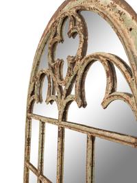 A Large Gothic Revival Cast Iron Chapel Window