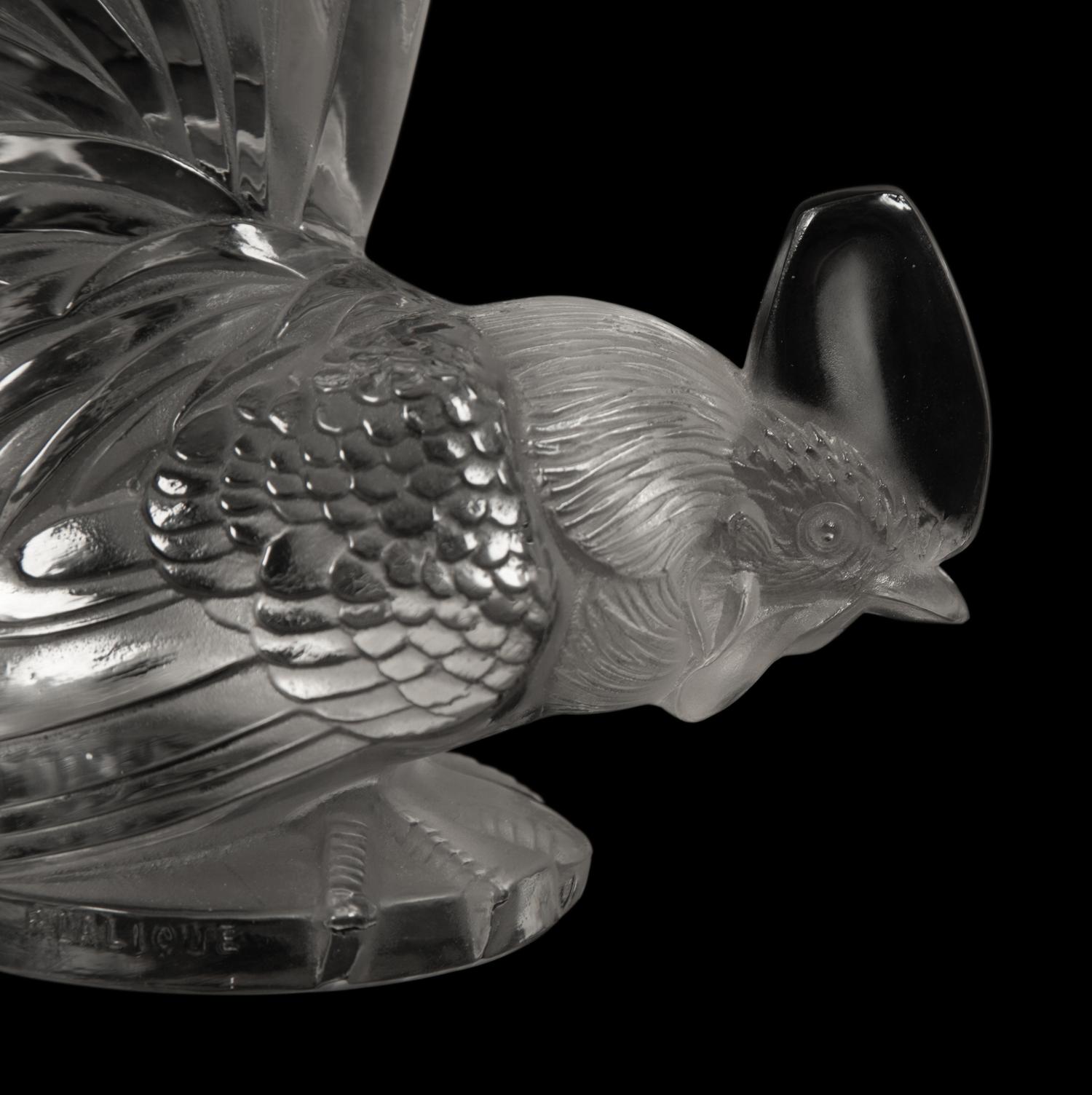 A Lalique Coq Nain Ornament