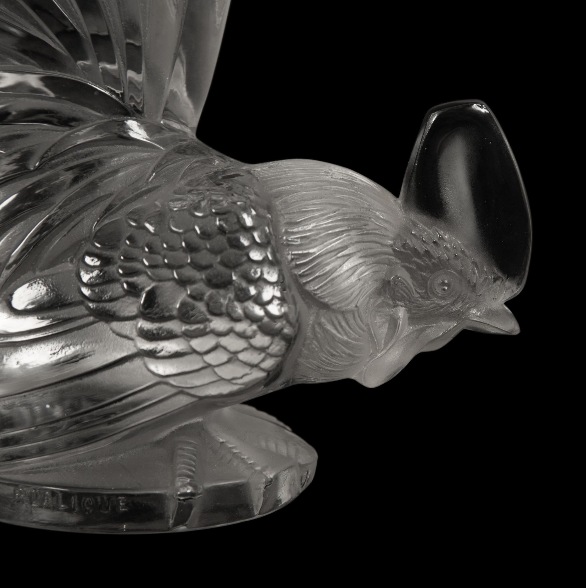 A Lalique Coq Nain Ornament