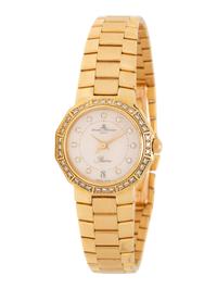 BAUME & MERCIER, 18K YELLOW GOLD AND DIAMOND 'RIVIERA' WRISTWATCH