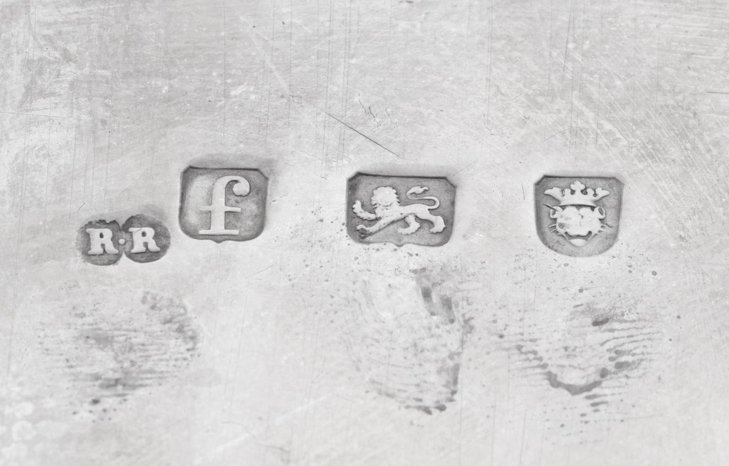 An English Silver Center Tray